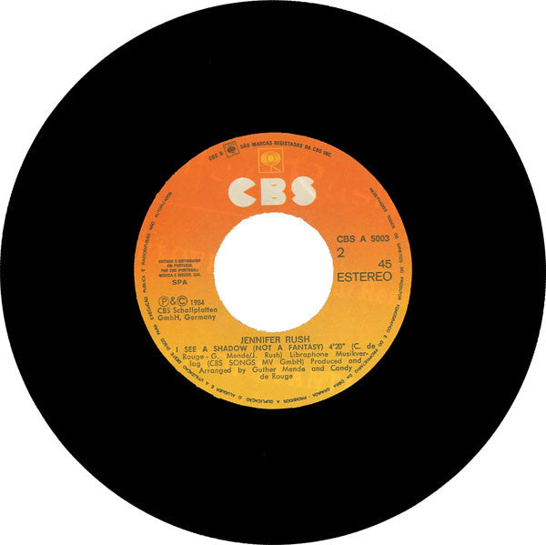 Jennifer Rush : The Power Of Love (Orchestral Remix) (7", Single)