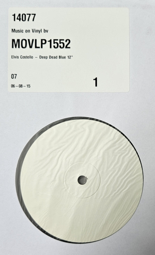 Elvis Costello And Bill Frisell : Deep Dead Blue (Live 25 June 95) (LP, TP, 180)