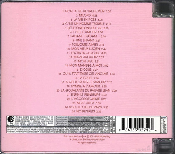 Edith Piaf : Het Beste Van Edith Piaf (CD, Comp, Copy Prot., Sup)