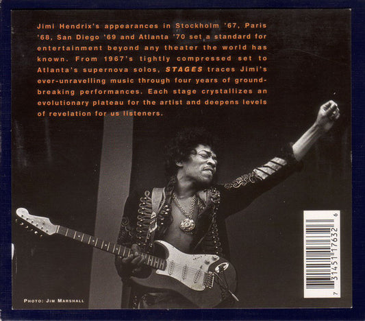 Jimi Hendrix : Stages (4xCD + Box, Ltd, Mat)