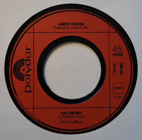 James Griffin (4) : Breaking Up Is Easy / She Knows (7", Single)