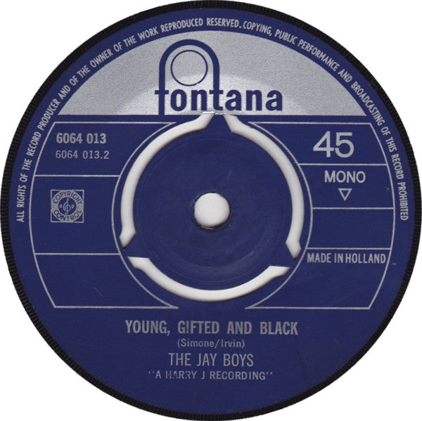 Bob & Marcia : Young, Gifted And Black (7", Single, Mono)