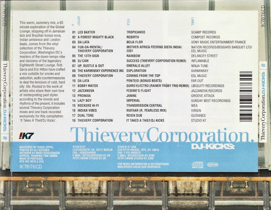 Thievery Corporation : DJ-Kicks: (CD, Comp, Mixed)