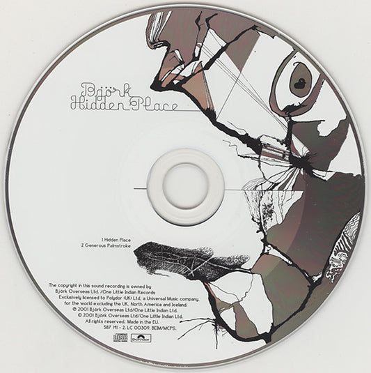 Björk : Hidden Place (CD, Single, Car)