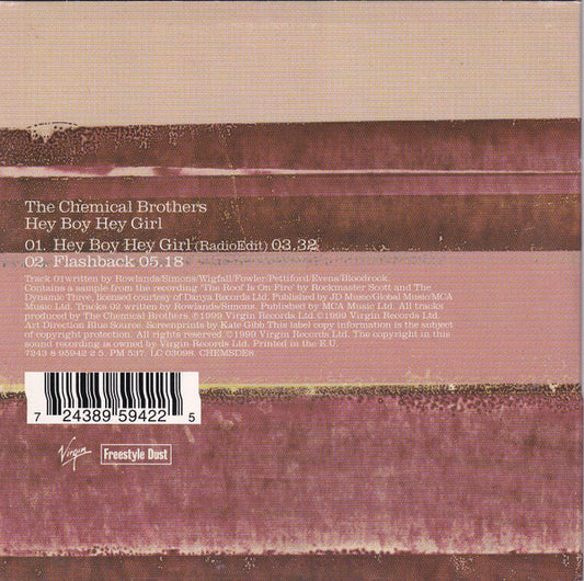 The Chemical Brothers : Hey Boy Hey Girl (CD, Single, MP)