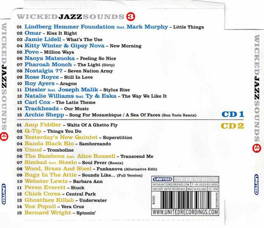 Various : Wicked Jazz Sounds Volume 3 (2xCD, Comp, Mixed, Sup)