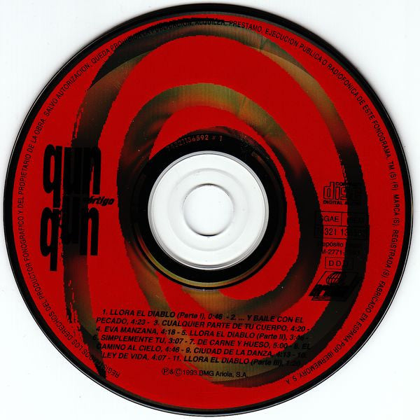 Qun Qun : Vértigo (CD, Album)