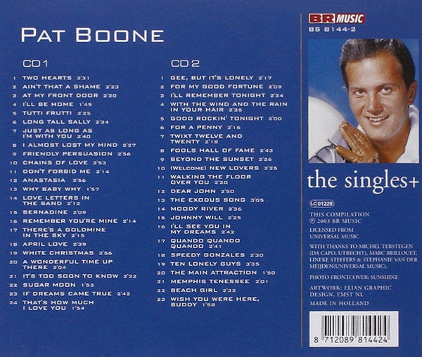 Pat Boone : The Singles+ (2xCD, Comp)