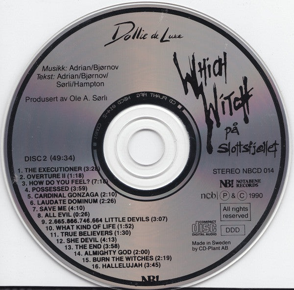 Dollie De Luxe : Which Witch På Slottsfjellet (2xCD, Album)