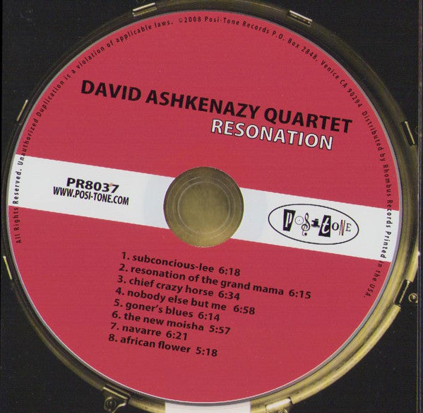 David Ashkenazy : Resonation (CD, Album)