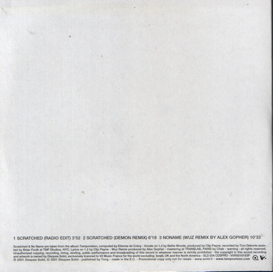 Etienne De Crécy : Scratched (CD, Maxi, Promo)