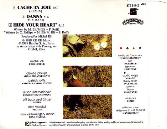 Claudia Phillips : Cache Ta Joie (CD, Maxi)