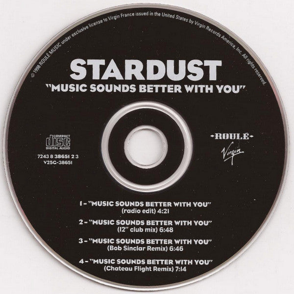 Stardust : Music Sounds Better With You (CD, Maxi)