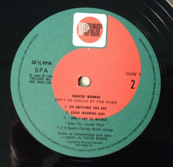David Bowie : Don't Be Fooled By The Name (LP, Comp)