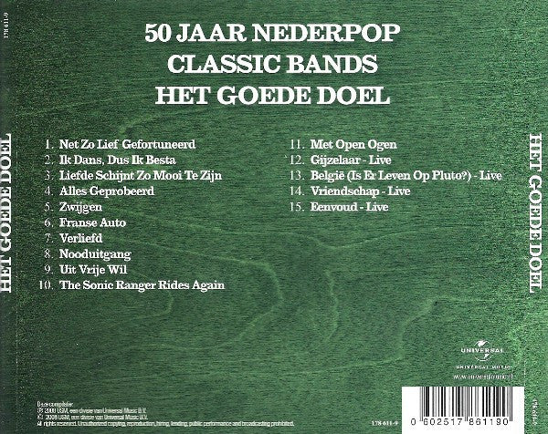 Het Goede Doel : 50 Jaar Nederpop (Classic Bands) (CD, Comp)