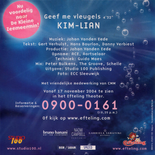Kim-Lian : De Kleine Zeemeermin: Geef Me Vleugels (CD, Single)