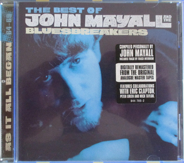 John Mayall & The Bluesbreakers : The Best Of John Mayall And The Bluesbreakers - As It All Began 1964-69 (CD, Comp, RE)