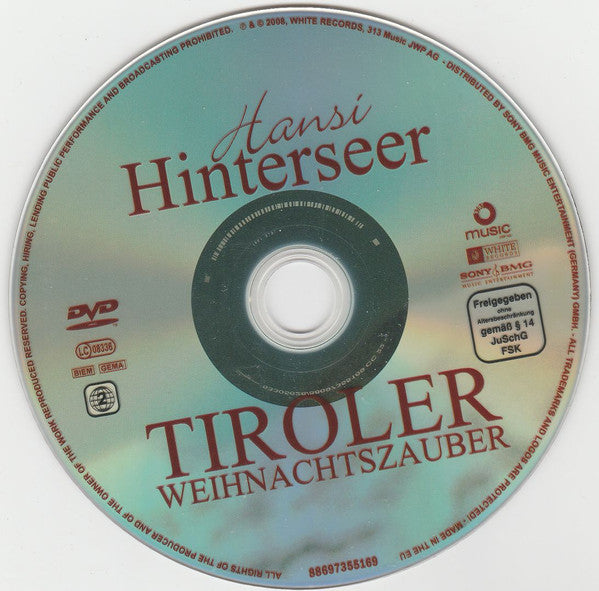 Hansi Hinterseer : Tiroler Weihnachtszauber (DVD, Copy Prot., PAL)