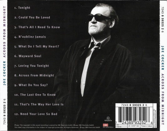 Joe Cocker : Across From Midnight (CD, Album)