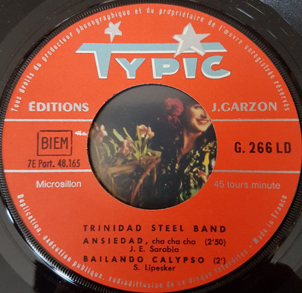 Trinidad Steel Band : Ansiedad (7", EP)