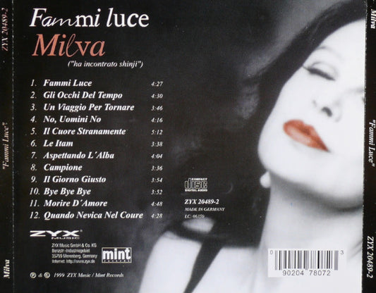 Milva : Fammi Luce 'Ha Incontrato Shinji" (CD, Album)