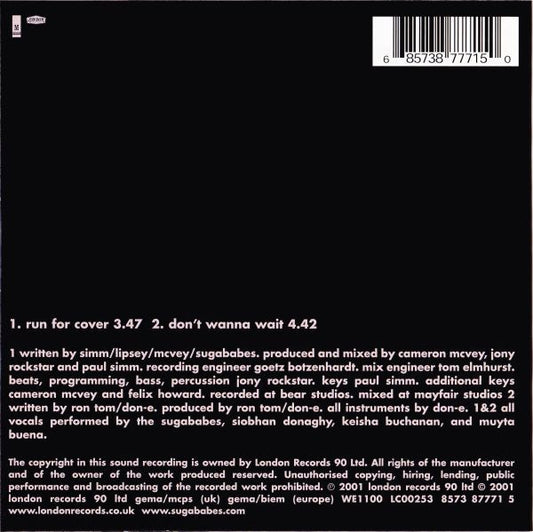 Sugababes : Run For Cover (CD, Single)