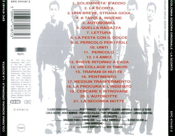 Ennio Morricone : La Scorta (Colonna Sonora Originale) (CD, Album)