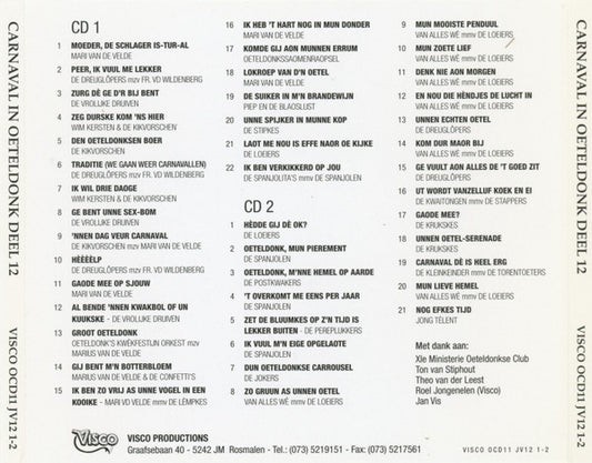 Various : Carnaval in Oeteldonk - Deel 12 (2xCD, Comp)