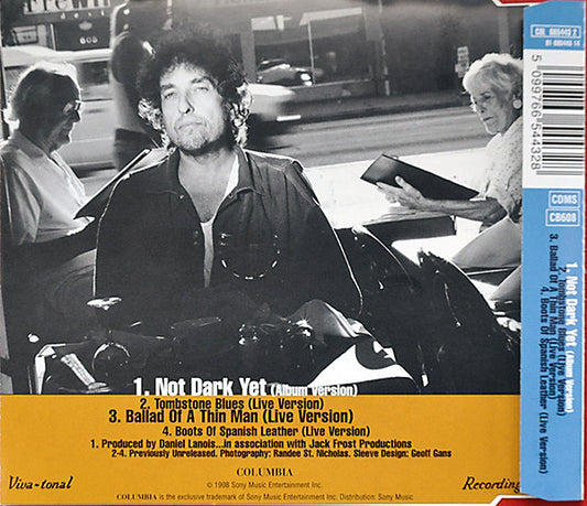 Bob Dylan : Not Dark Yet (CD, Maxi)