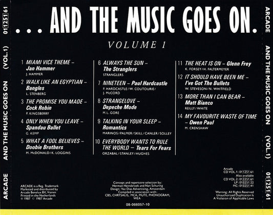 Various : ... And The Music Goes On. (Volume 1) (CD, Comp)