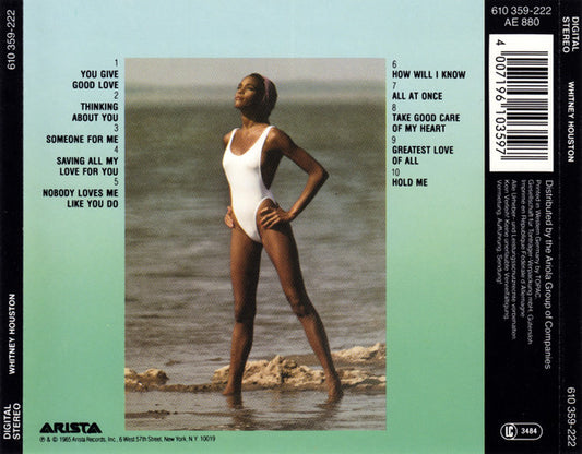 Whitney Houston : Whitney Houston (CD, Album)
