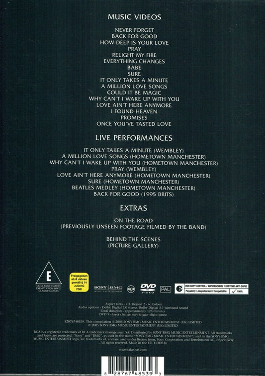 Take That : The Ultimate Collection - Never Forget (DVD-V, Comp, Copy Prot., PAL)