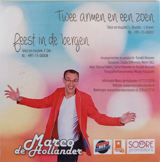 Marco De Hollander : Twee Armen En Een Zoen (CD, Single)