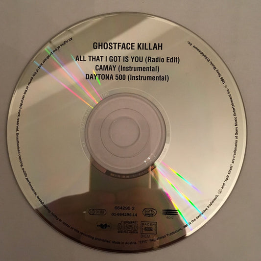 Ghostface Killah : All That I Got Is You (CD, Maxi)