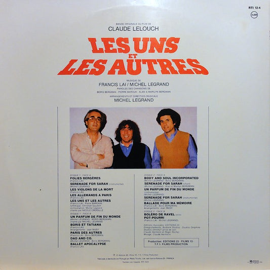 Francis Lai & Michel Legrand : Les Uns Et Les Autres (Bande Originale Du Film) (2xLP, Gat)