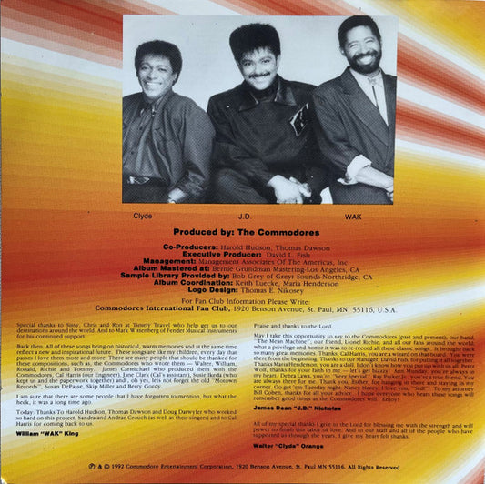 Commodores : Commodores Hits Vol. I & II (2xCD, Comp)