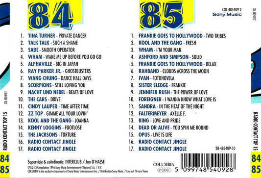 Various : Radio Contact Top 15 (84-85) (2xCD, Comp)