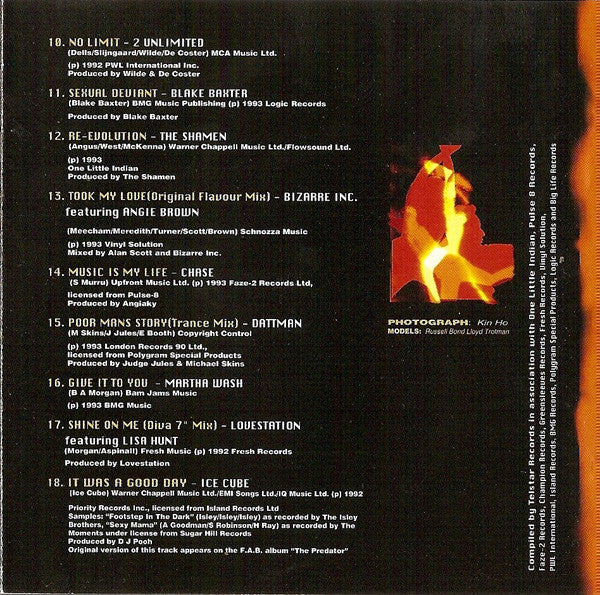 Various : Deep Heat 93 Vol. One (CD, Album, Comp)