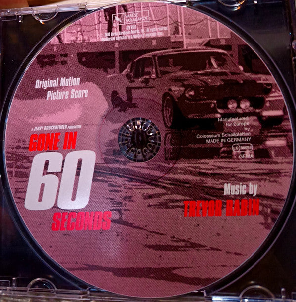 Trevor Rabin : Gone In 60 Seconds Original Motion Picture Score (CD, Album)