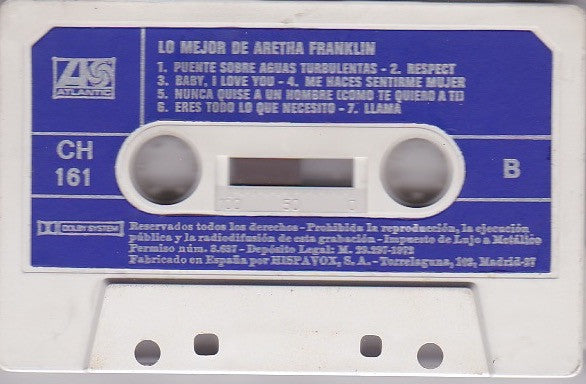 Aretha Franklin : Lo Mejor De Aretha Franklin (Cass, Comp, RE, Dol)