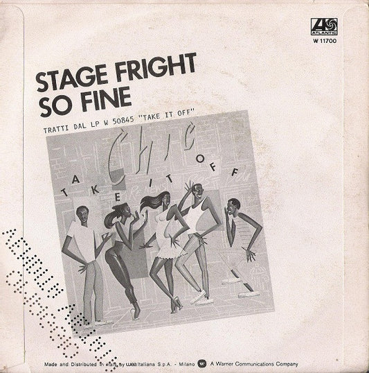 Chic : Stage Fright (7")