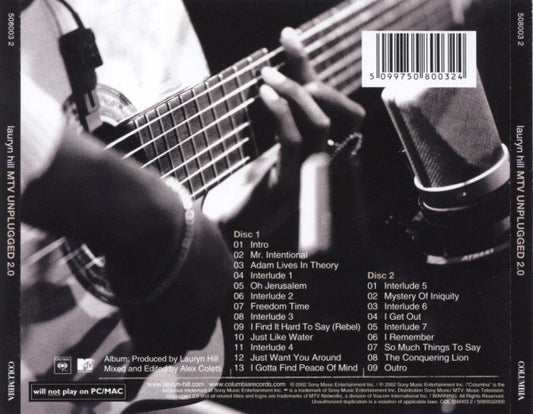 Lauryn Hill : MTV Unplugged 2.0 (2xCD, Album)