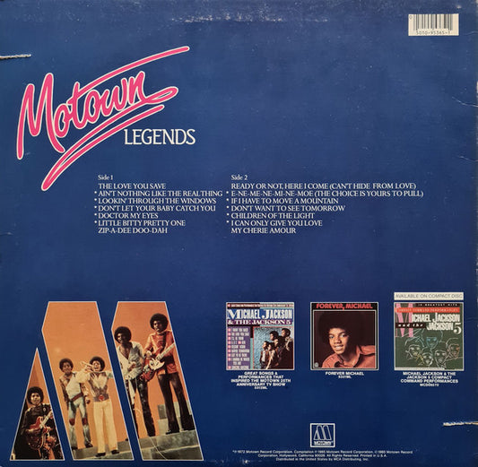 The Jackson 5 Featuring Michael Jackson : Motown Legends (LP, Comp, RE)