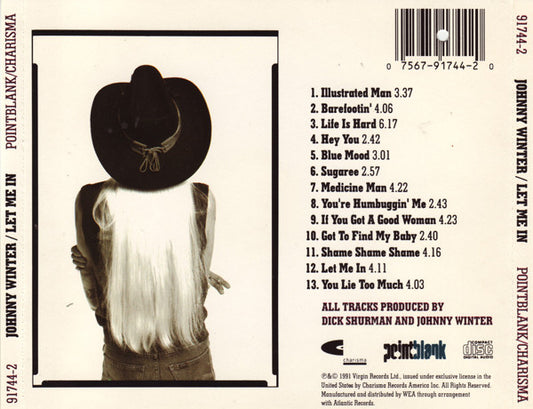 Johnny Winter : Let Me In (CD, Album)