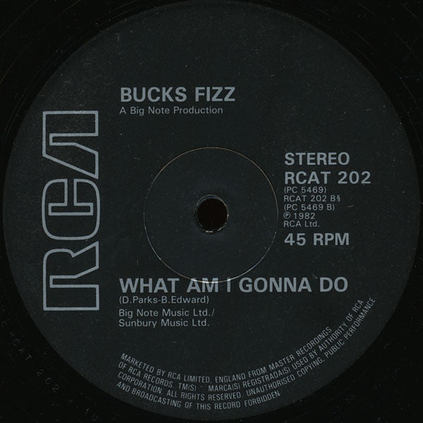 Bucks Fizz : My Camera Never Lies (12", Single)