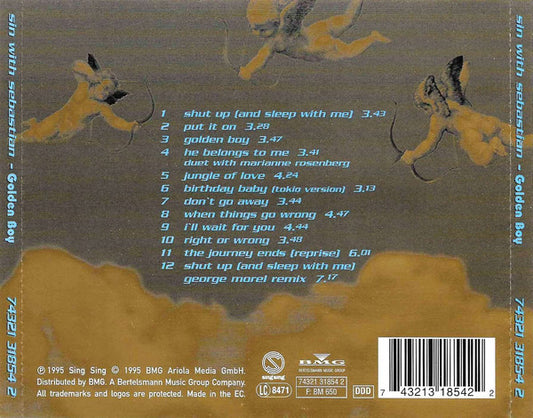 Sin With Sebastian : Golden Boy (CD, Album)