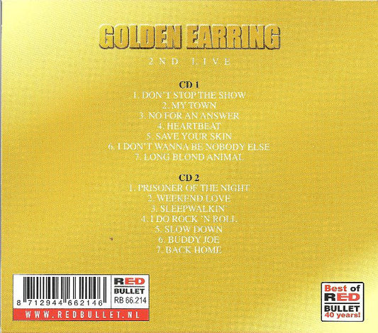 Golden Earring : 2nd Live (2xCD, Album, RE)