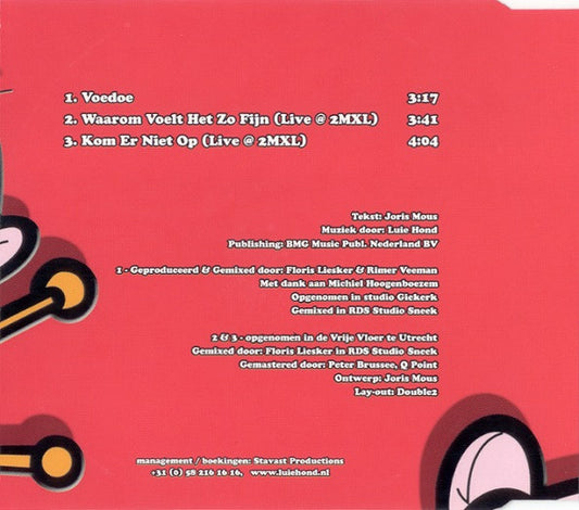 Luie Hond : Voedoe (CD, Maxi)