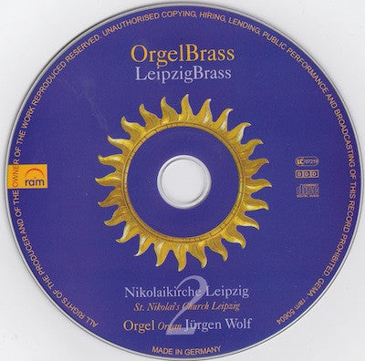 Jürgen Wolf (2) : OrgelBrass - Leipzig Brass (CD, Album)