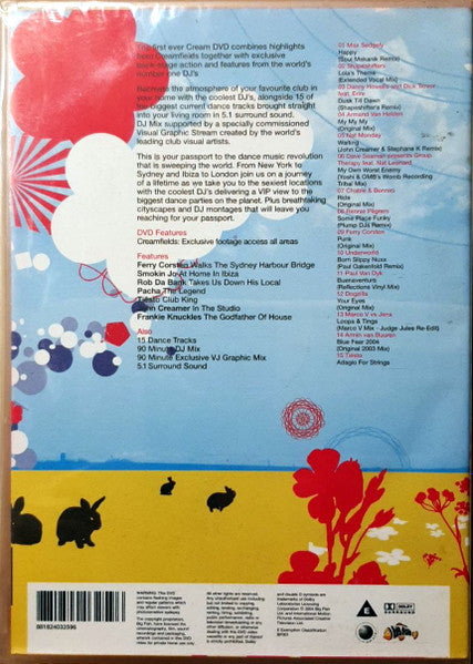 Various : Cream - The DVD (DVD, Mixed)